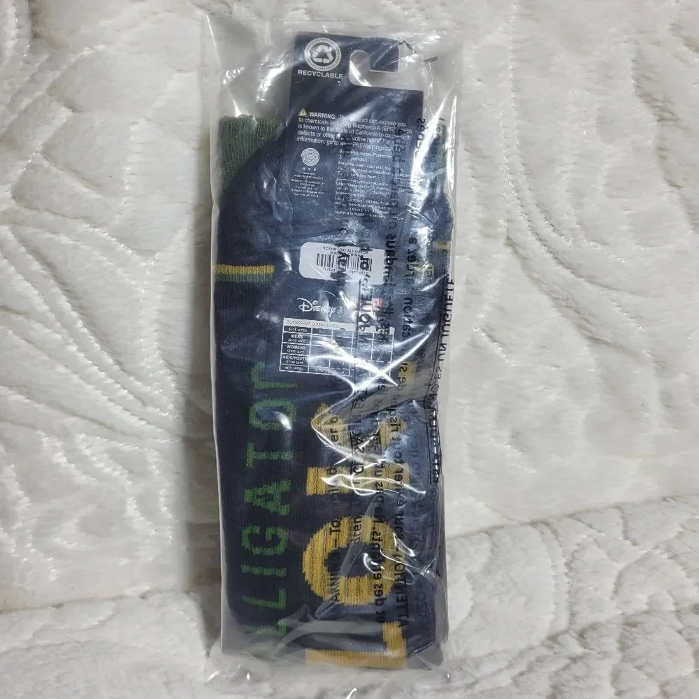 Marvel Disney Loki Alligator Gator Chibi Crew Socks Unisex Size 5-12 New OOS